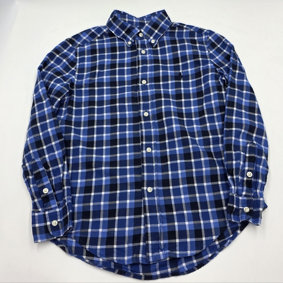 Ralph Lauren Other - Ralph Lauren boys' brushed cotton button down size 7